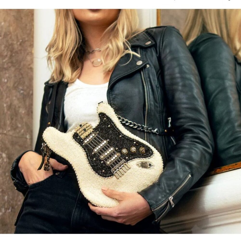 Mary Frances-Fend for Yourself Crossbody Handbag Guitar - Picture 2 of 7